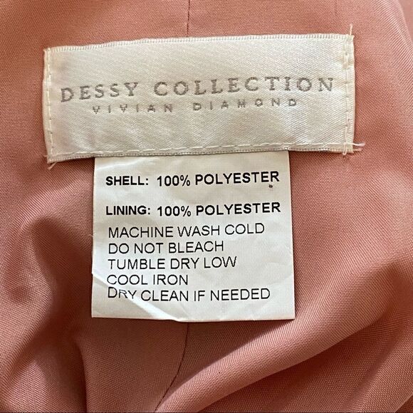 Dessy Collection Off-the-Shoulder Criss Cross Back Trumpet Gowns style 3012 size - Picture 7 of 12